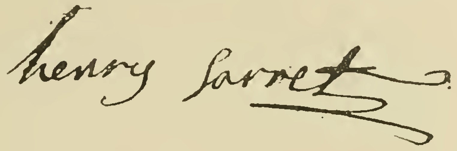 Signature du général Sarret