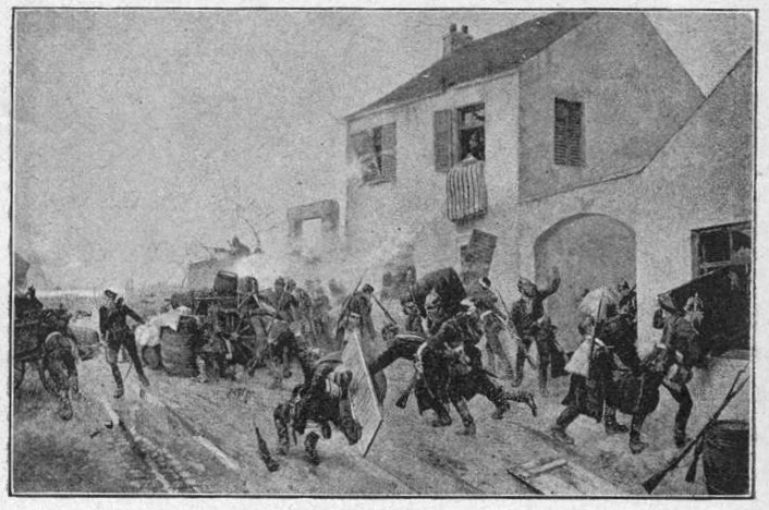 Bataille de Bne la Rollande 1870 Glaspalast München 1891