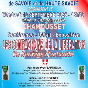 2025 - Chamousset - Conférence Les Compagnns de la Libération